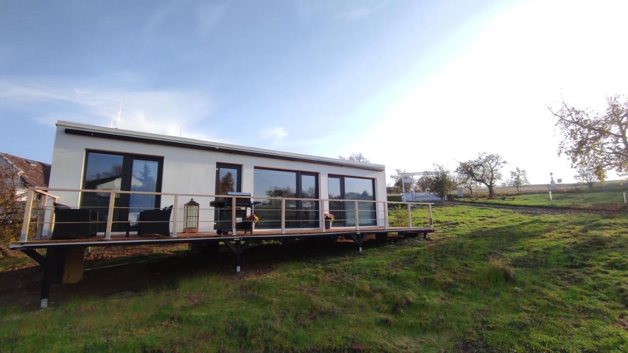 Ranch 66 - Moderni Tiny House Black Swallow Ve Stylu Route 66 Se Saunou A Bazenem Тршице Экстерьер фото